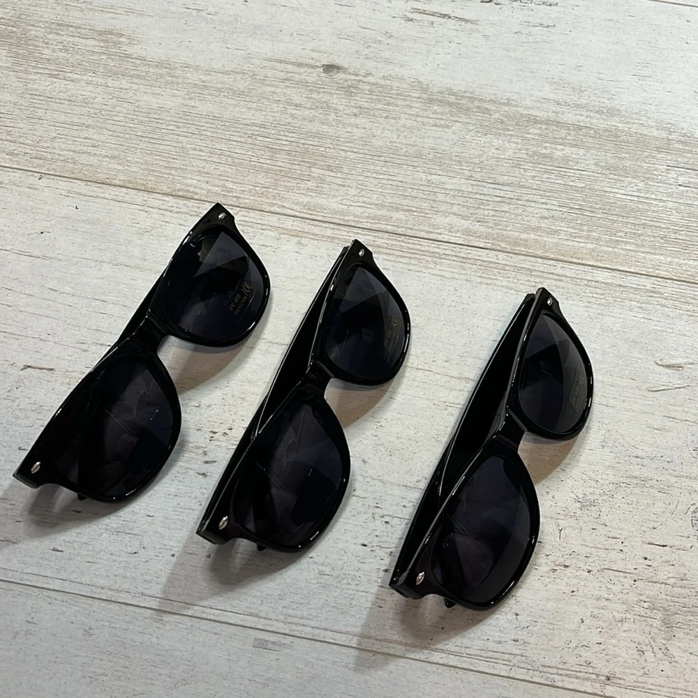 Best Man Groomsmen Sunglasses Set of 3